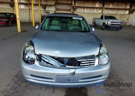 2003 Infiniti G35 z USA, uszkodzony, nr VIN JNKCV51E03M310294